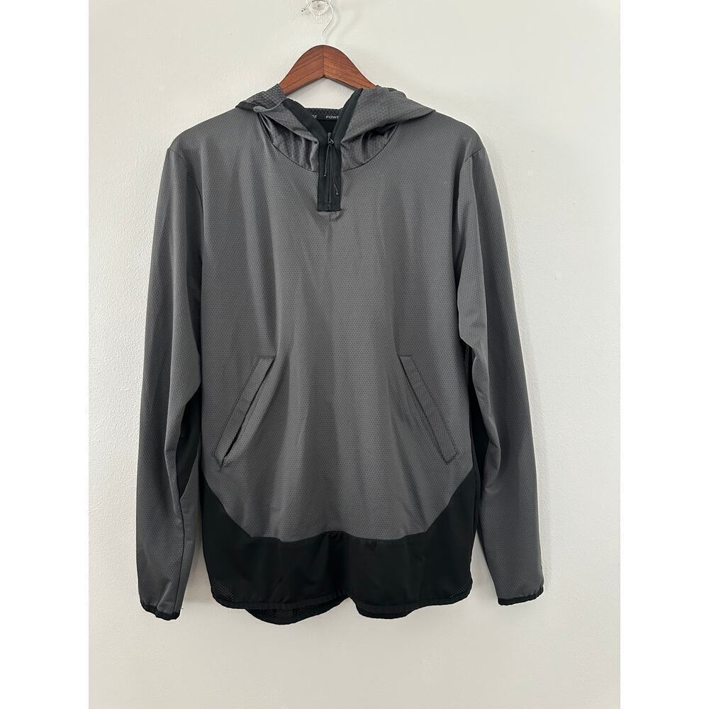 Champion Power Core Half Zip Hoodie sz Medium